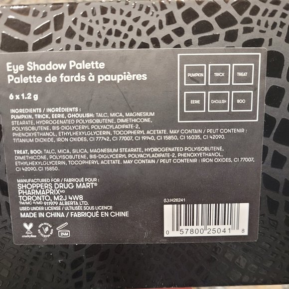 Quo Beauty Limited Edition Halloween Eyeshadow Palette BNWT - Picture 7 of 8